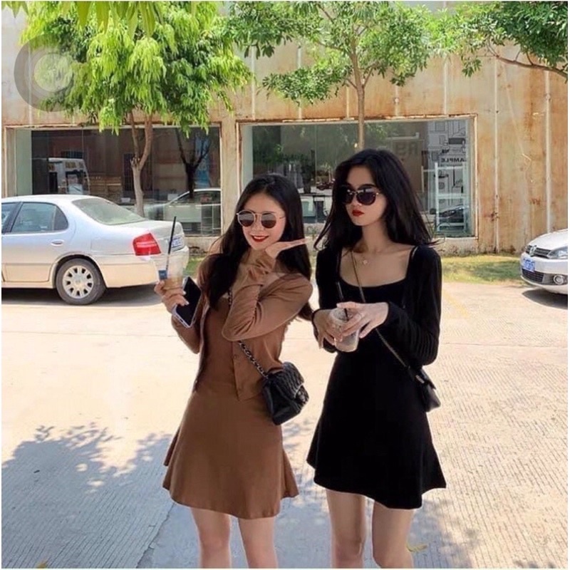 Set Of 2 Pieces Of Spaghetti Strap Dresses With Korean Style T Shirt Best Friend Set Shopee Singapore