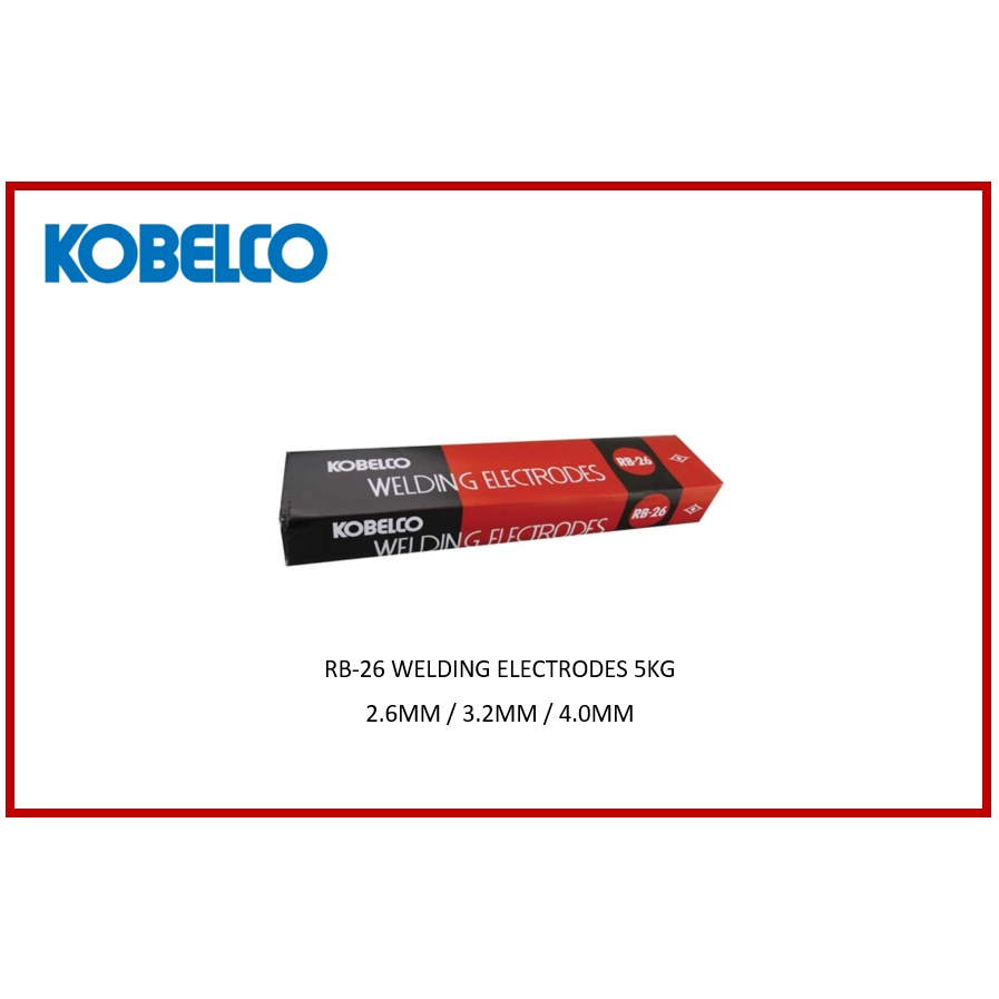 KOBELCO RB-26 WELDING ELECTRODE 5KG | Shopee Singapore