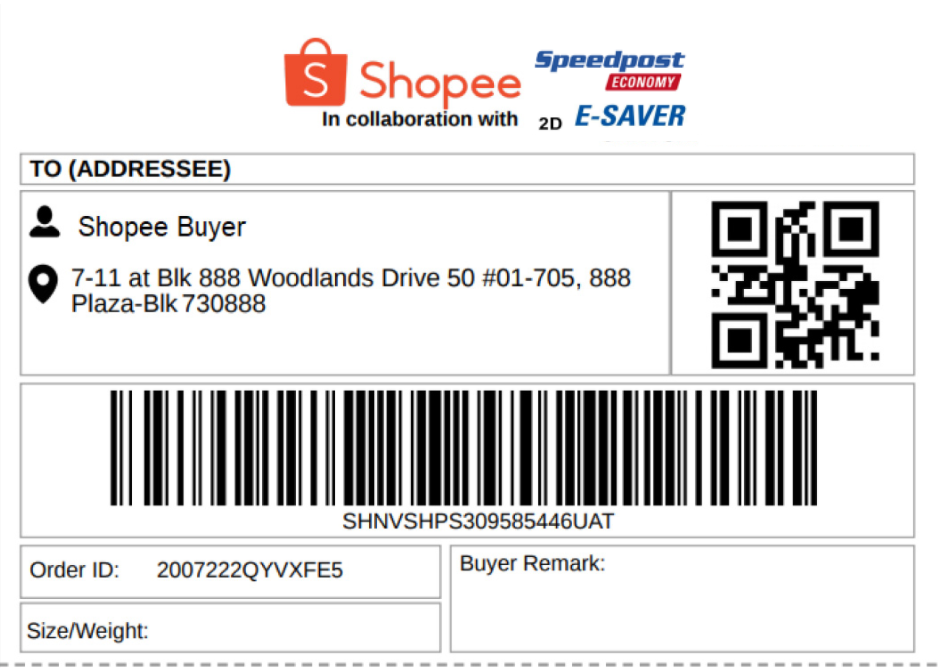 Preparing The Air Waybill Shopee Sg Seller Education Hub