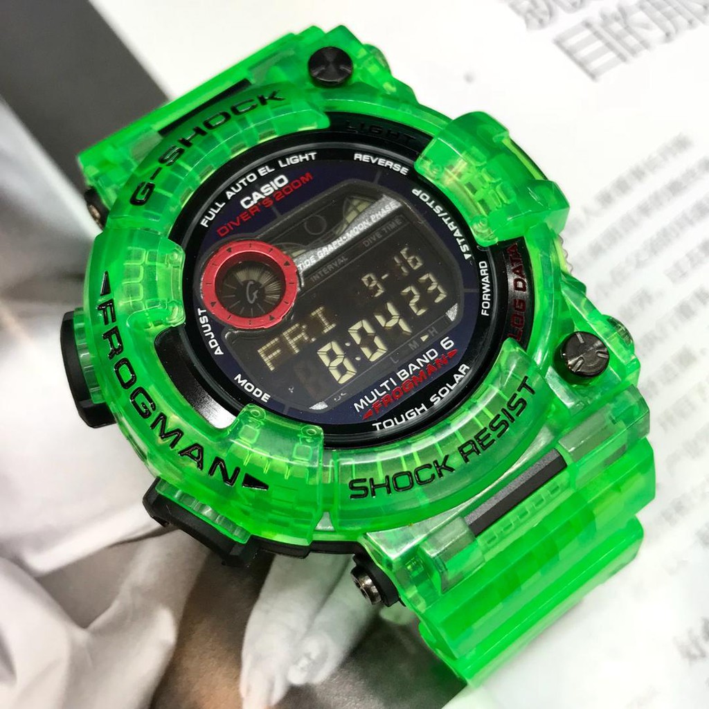 g shock frogman green