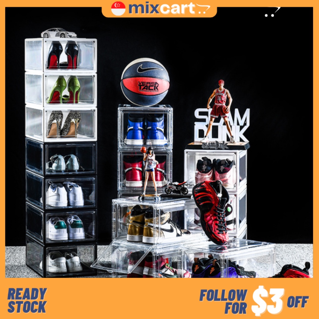 Shoe Storage Box Stackable Acrylic display box Sneaker