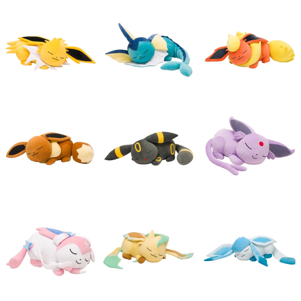 eevee plush sleeping