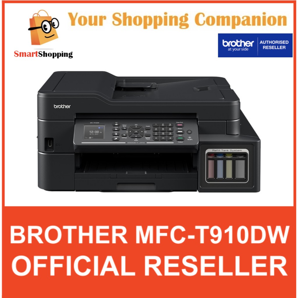 (Original) Brother Printer MFC-T910DW | Fast Printing Speed (12/10ipm ...