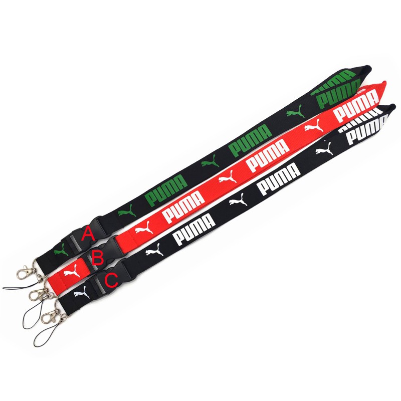 3 Colors Sport Brand Lanyard With Quick Release Plastic Button For Mobile Phone And Key Chain Accessories Shopee Singapore