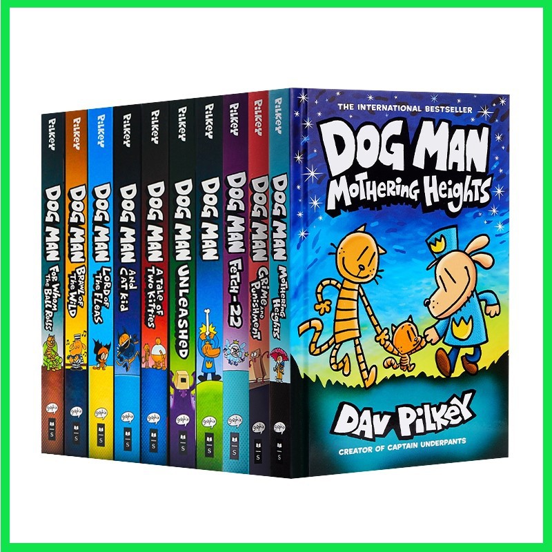 [SG Stock] Dog Man Books 110 series，hardcover, Dav Pilkey Mothering