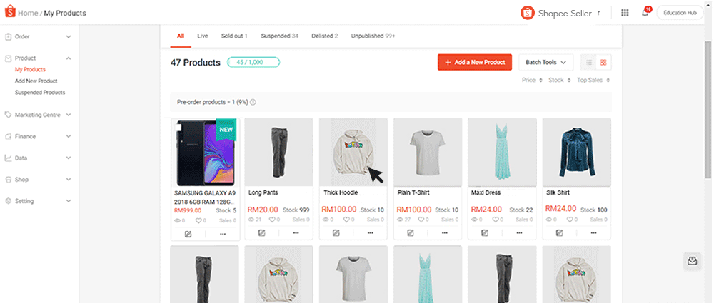 Improve the visibility of your products using attributes  Shopee 