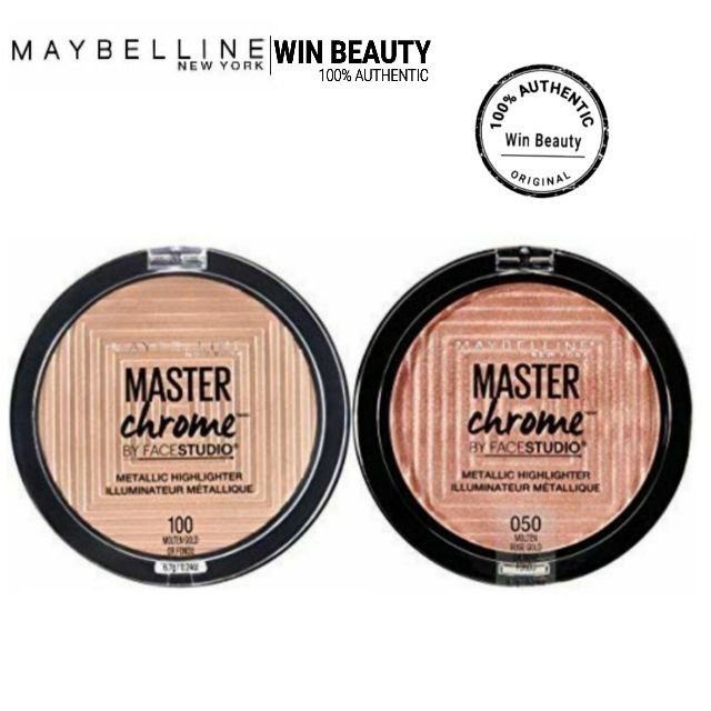 maybelline new york facestudio master chrome metallic highlighter