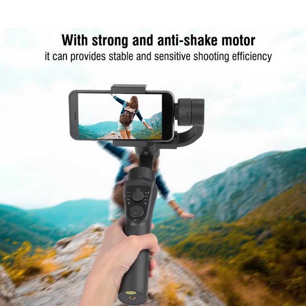 S5b Portable 3 Axls Gimbal Anti Shake Smartphone Camera Handheld Stabilizer Bluetooth And App Shopee Singapore