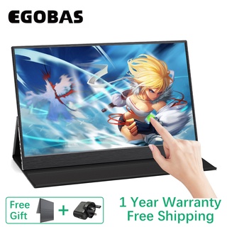 【Wireless +Touchscreen】 15.6” 17.3'' EGOBAS Smart Portable Monitor/1080P FHD/Gaming monitor for Switch XBOX PS4 Second Screen for  Phone laptop