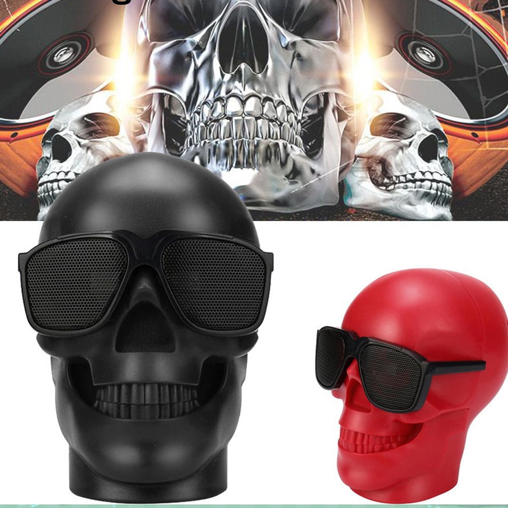 skull bluetooth speaker