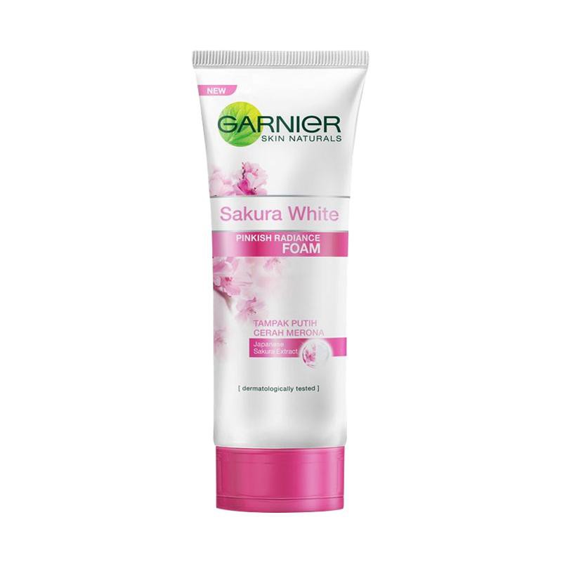 garnier sakura white facial foam