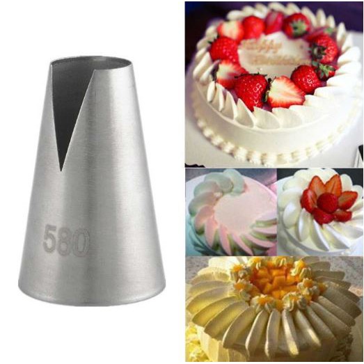 Saint honore 580 icing piping nozzle tip for cake decorating and