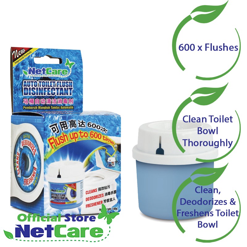Netcare Auto Toilet Flush Disinfectant Shopee Singapore