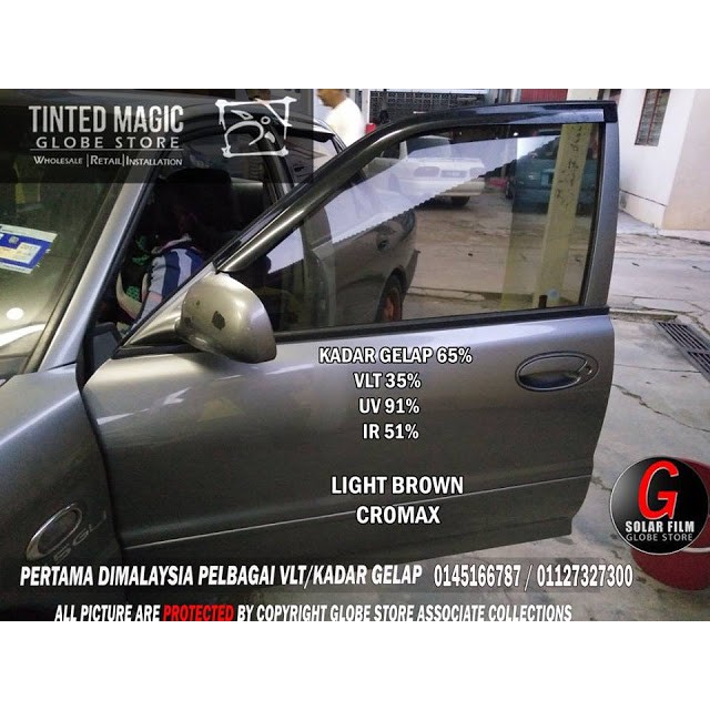 Magic Tinted Solar Window Mitsubishi Triton 2015 2018 Black 5 Window Shopee Singapore