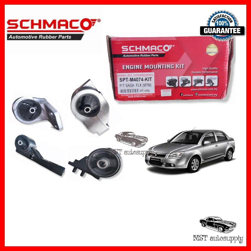 Shop Malaysia Schmaco Car Engine Mounting Set Proton Saga Flx 100 Quality Assurance Shopee Singapore