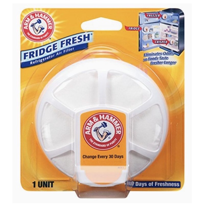 Arm & Hammer Baking Soda Fridge Fresh Refrigerator Air Filter, 0.28 oz ...