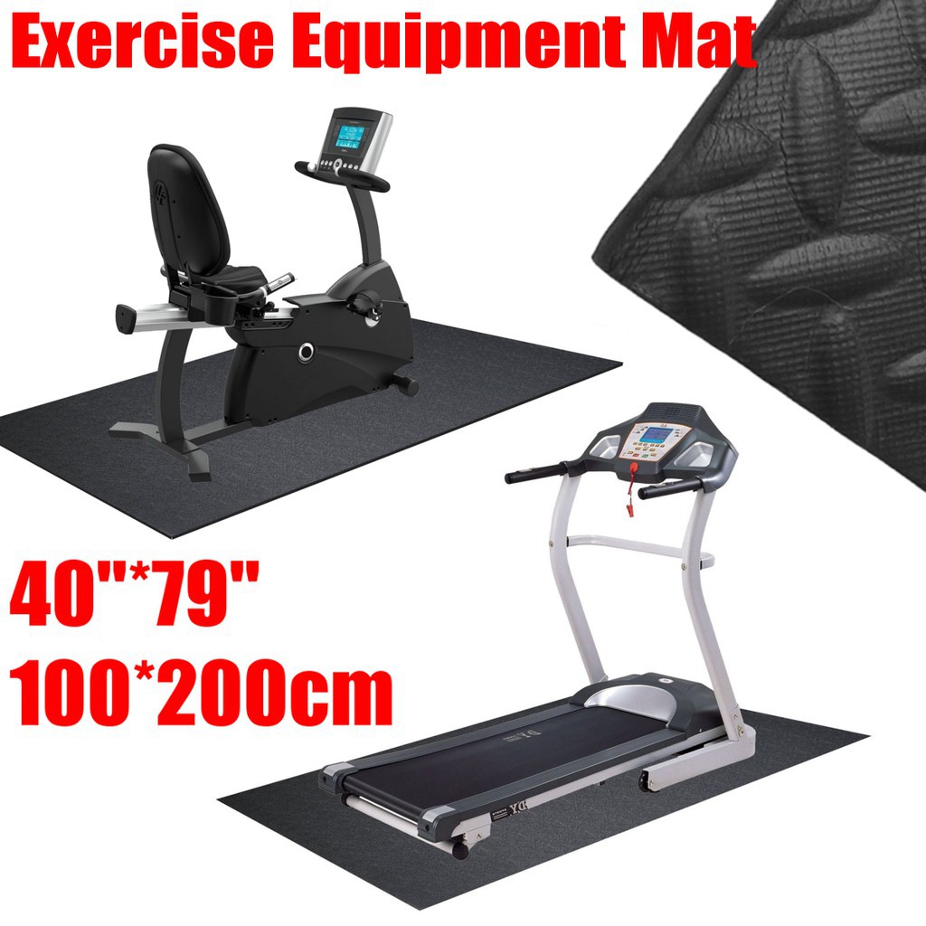 Exercise Mat 3x6 5 Ft Gym Equipment Gofit For Treadmill Bike