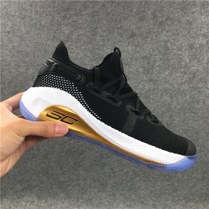 curry 6 white and gold