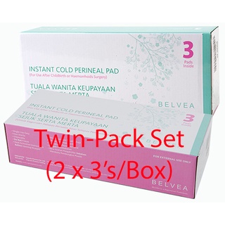 Image of BELVEA INSTANT COLD PERINAL PADS, Twin-Pack Offer (Total: 6 pads)