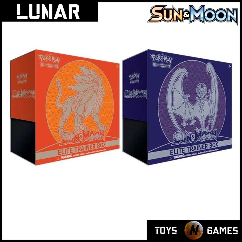 Pokemon Tcg Sm1 Sun Moon Base Elite Trainer Box Etb Shopee Singapore