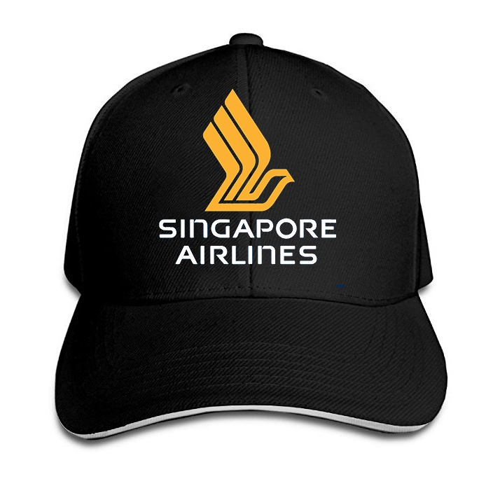 SINGAPORE AIRLINES Unisex Adjustable Snapback Cap Hat Outdoors Cap Golf