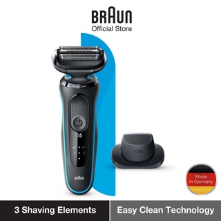 Image of Braun Series 5 50-M1200s Electric Shaver for Men - Rechargeable Wet & Dry Electric Razor with Trimmer Black