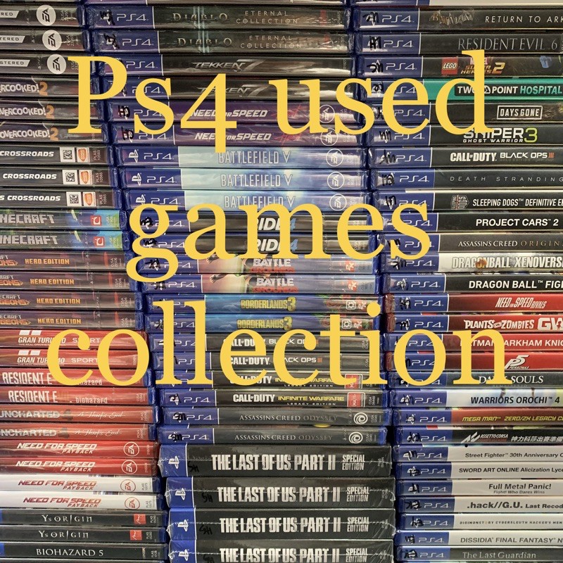 Sony ps4 used games collection 3 | Shopee Singapore