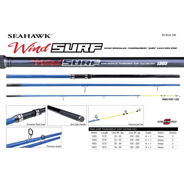 seahawk surf rod, Off 74%