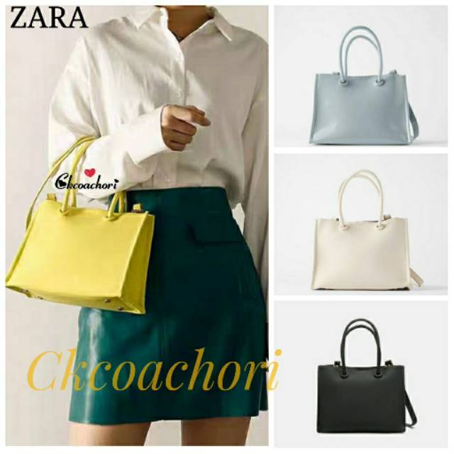 zara mini tote bag