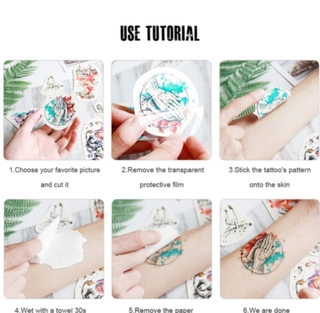 Image of thu nhỏ Nightclubs, bars, young people Gift to friend Trendy personality Popular Singapore  Hot in Europe and America Waterproof Temporary Tattoo Sticker I Love You Flash Tattoos Lip Print Butterfly Flowers Body Art Arm Fake Sleeve Tatoo Women #1