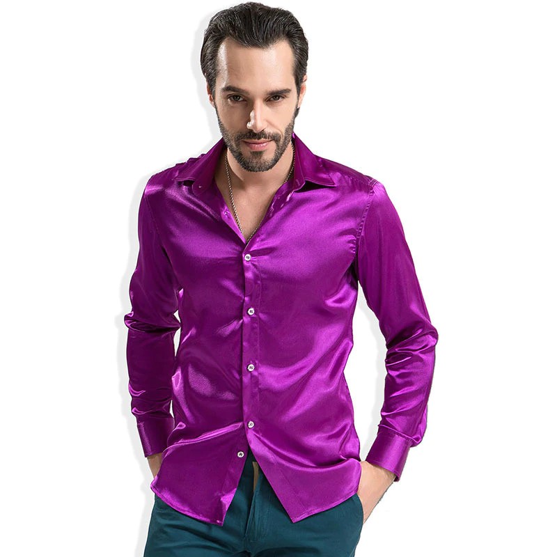 magenta dress shirt