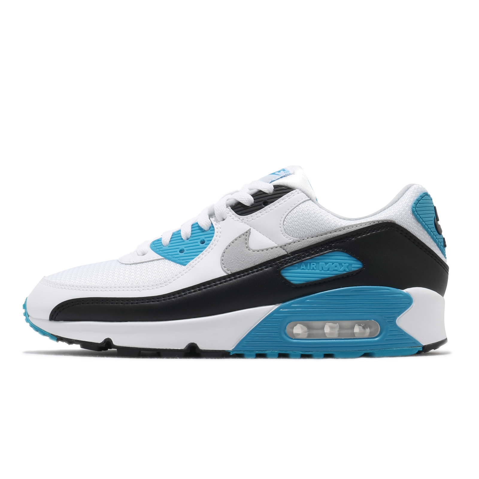 nike air max 90 white grey blue