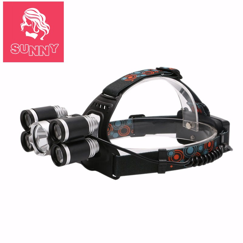 Aluminum alloy T6+2*COB LED Head lamp Headlight Waterproof Lamp light GA
