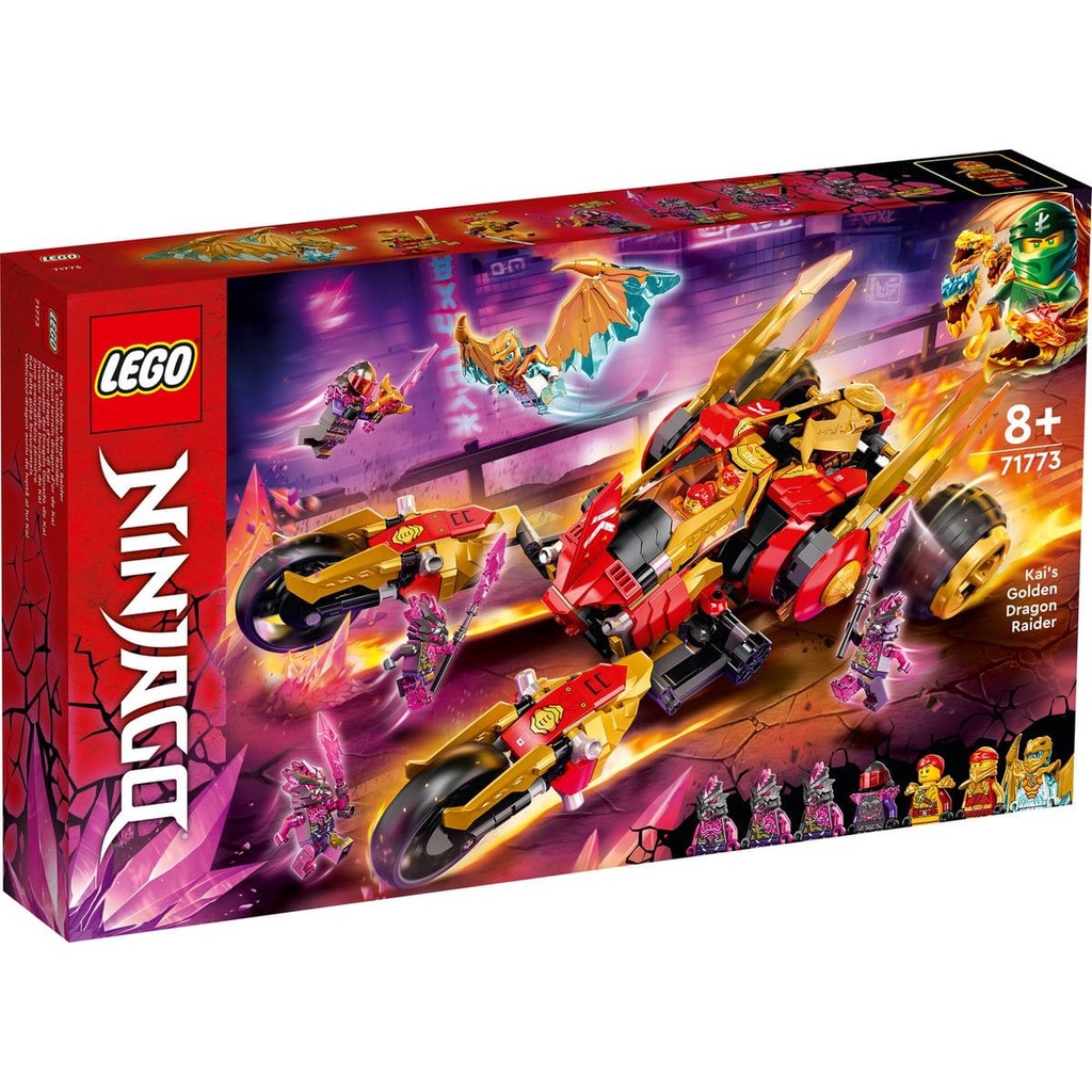 (Dontjj) Lego Ninjago 71773 Kai’s Golden Dragon Racer