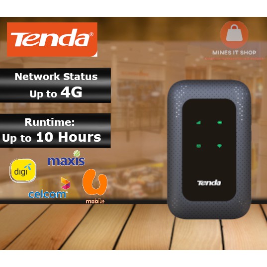Tenda 4g180 4g Lte Advanced Pocket Mobile Wi Fi Hotspot Shopee Singapore