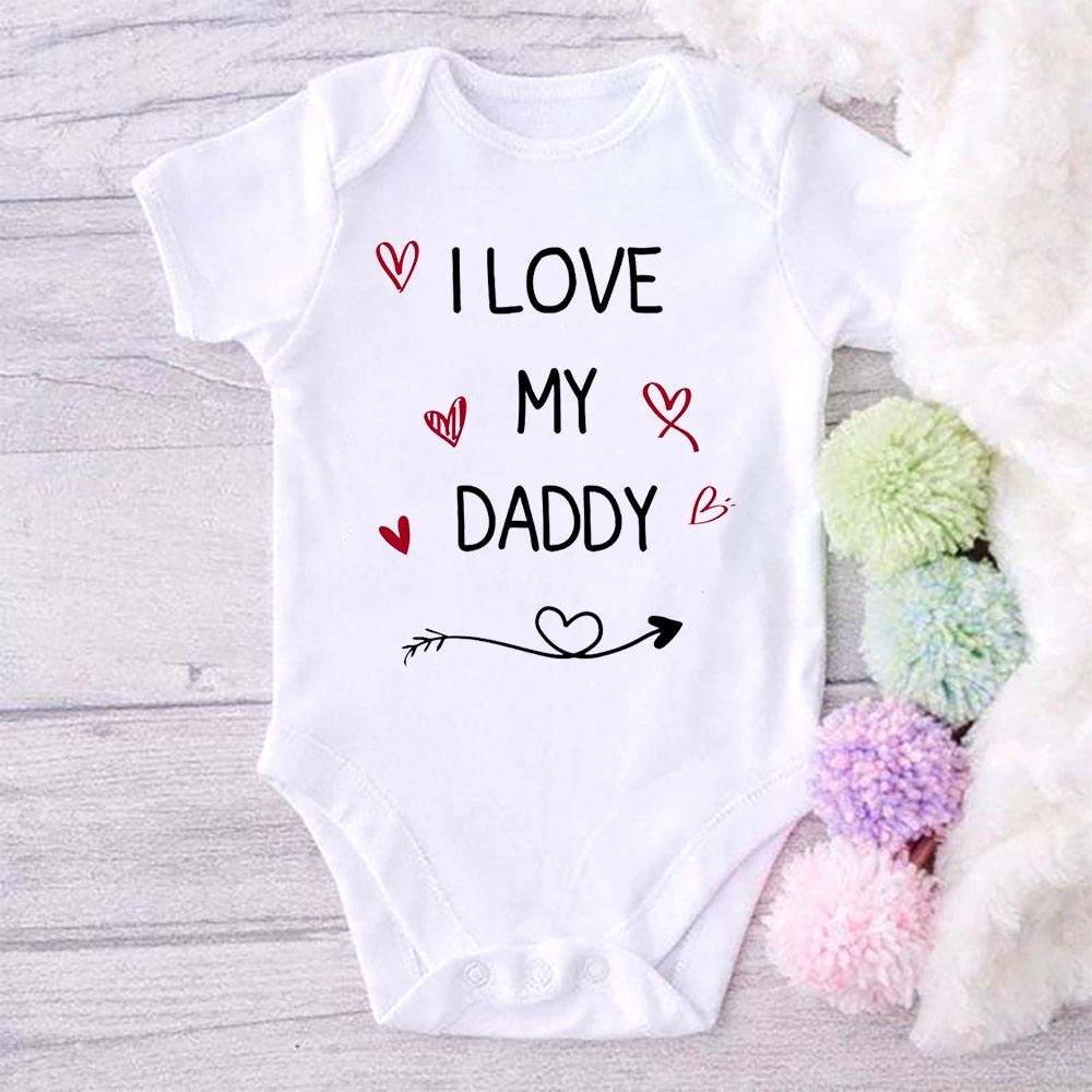 i love daddy baby clothes