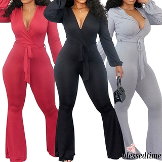 plus size bell bottom jumpsuit