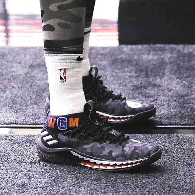 adidas dame x bape