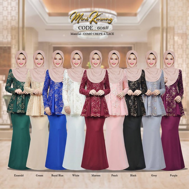 S 4xl Baju Kurung Modern Baju Bridesmaid Dinner Wedding Shopee Singapore