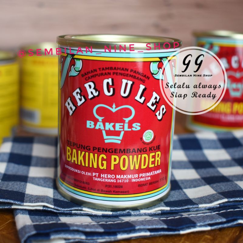 Hercules Baking Powder 110 Gram Cake Develop Flour Hercules Baking Powder 110 Gram Tepung Pengembang Kue Shopee Singapore