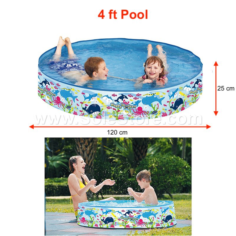 4 ft inflatable pool