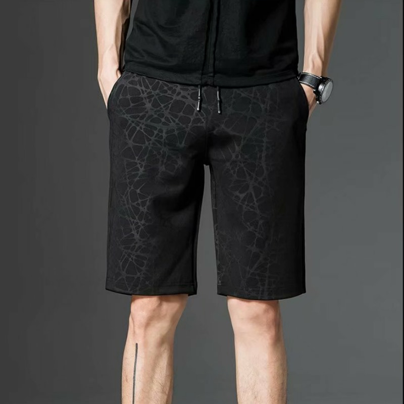 elastic waist work shorts