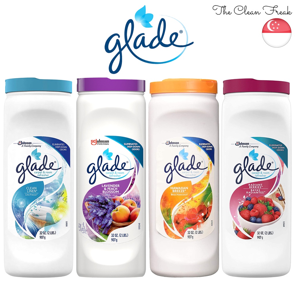 🇸🇬 Glade Carpet & Room Refresher, Deodorizer for Home, Pets and Smoke