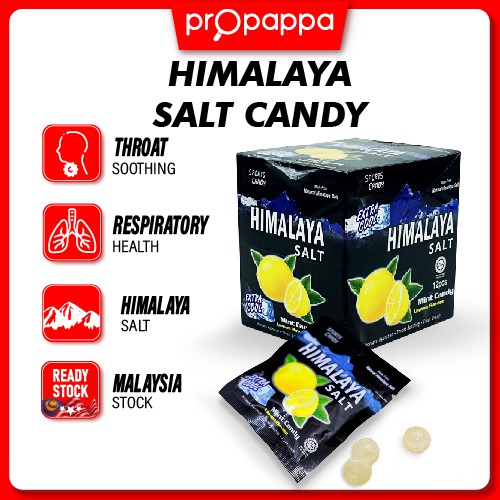 Propappa Himalaya Salt Sports Candy Gula Gula Garam 喜马拉雅盐糖 Lemon Flavour 1 Box Extra Cool Mint Shopee Singapore