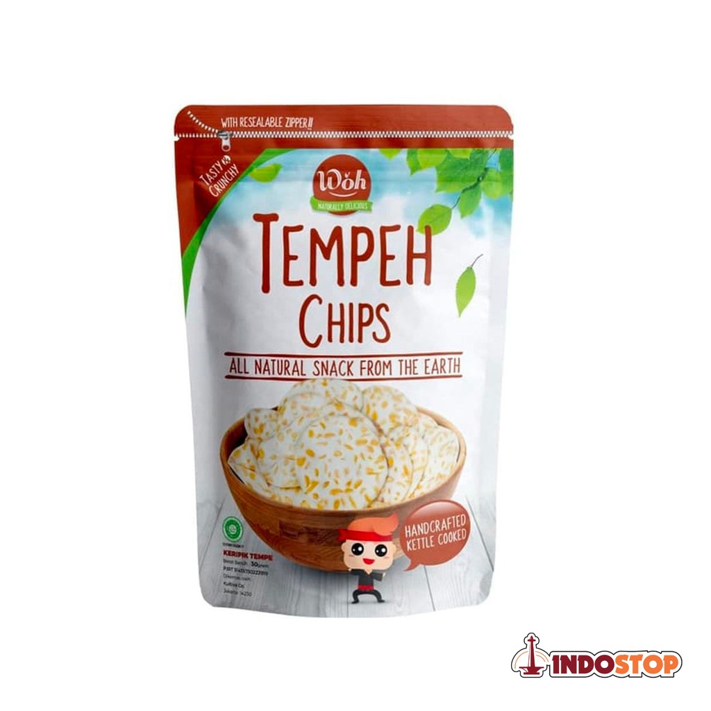 Woh Tempe Chip Original 50 GR x 2unit Shopee Singapore
