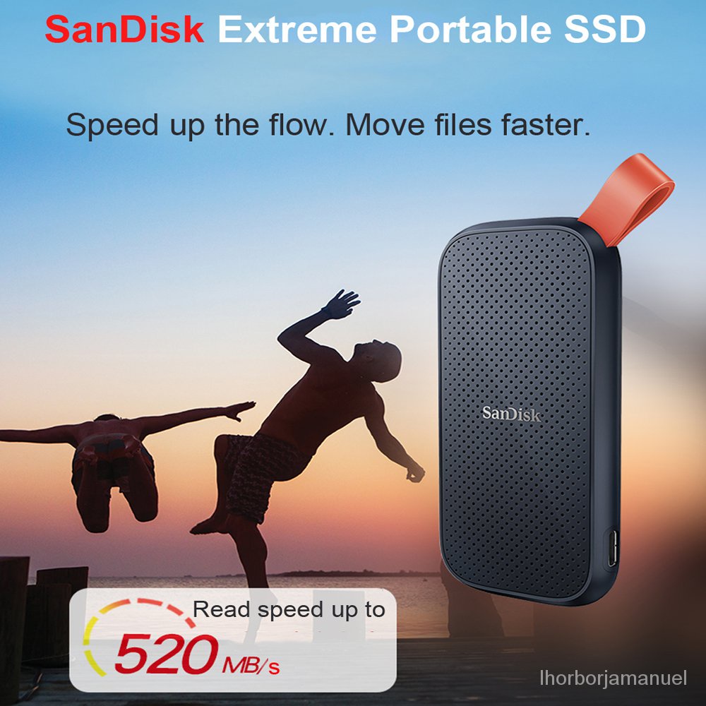 SanDisk SSD E30 E60 E61 E81 Extreme PRO 4TB 2TB 1TB 480GB USB 3.1 Type