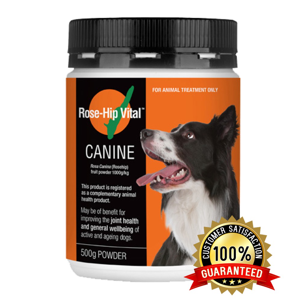 ROSE HIP VITAL CANINE 500g Premium Pet Supplement Rosehip Vital Dog Powder Shopee Singapore