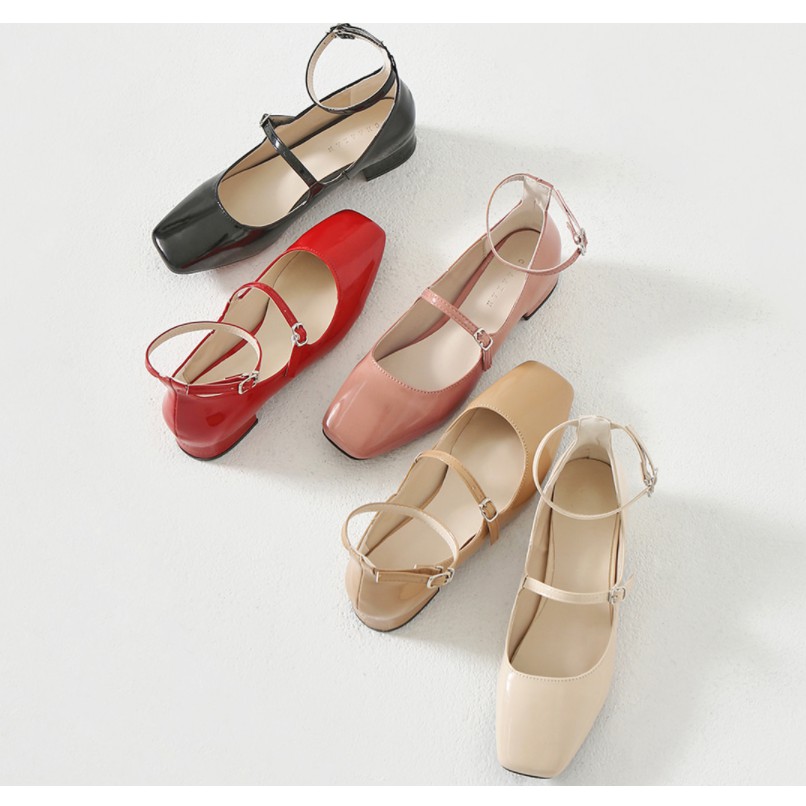 double strap mary janes