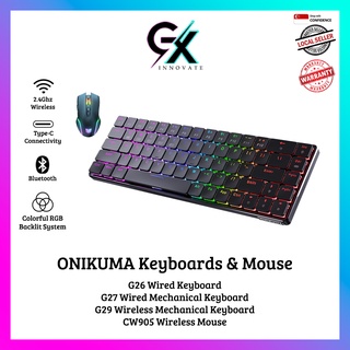 [SG SELLER] Onikuma RGB Gaming Keyboard and Mouse - CW905 / G26 / G27 / G29