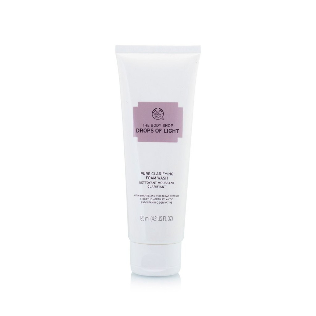 the body shop drops of light brightening cleansing foam